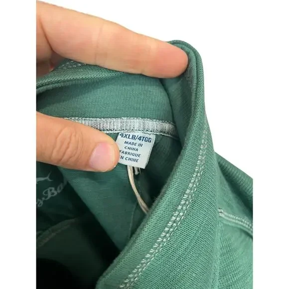 Tommy Bahama Philadelphia Eagles NFL Apparel 1/4 Zip Pullover 4XLB NWT MSRP $158